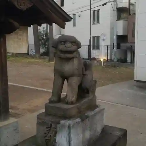 打越天神北野神社の狛犬