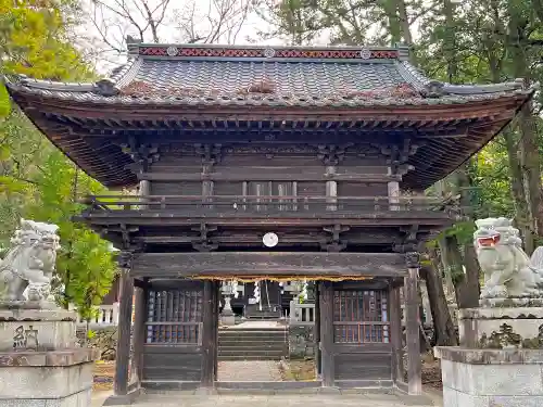 弓削神社の山門・神門