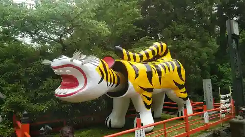 朝護孫子寺の狛犬