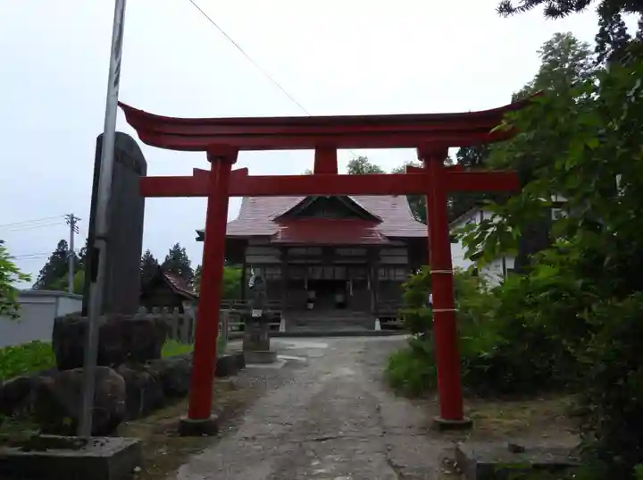 奥富士出雲神社の鳥居