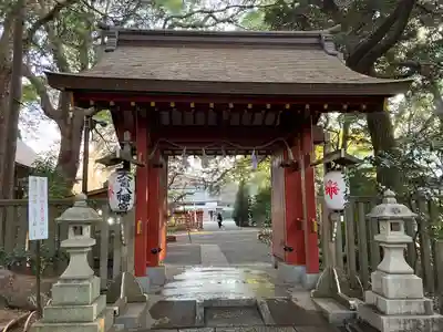大宮八幡宮の山門・神門