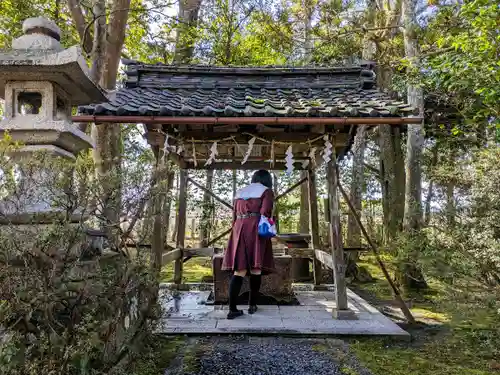 白鬚神社の手水舎