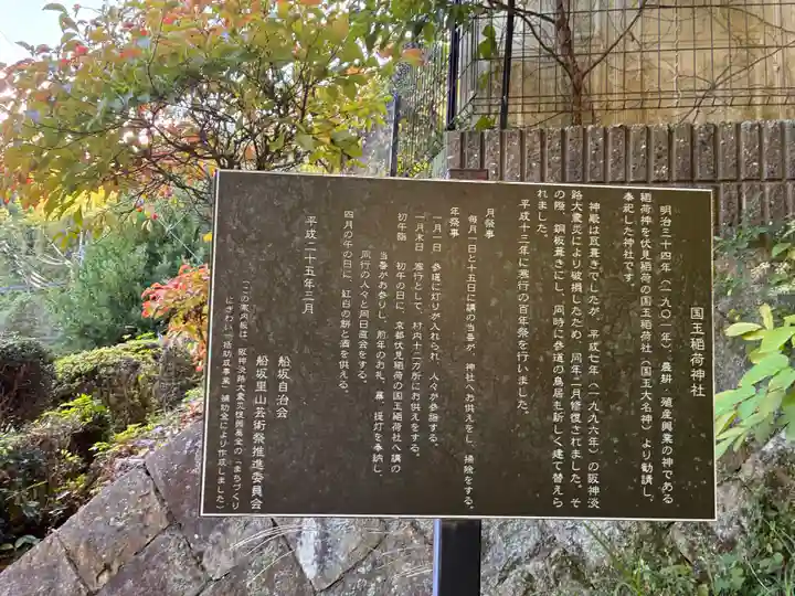 国玉稲荷神社の歴史