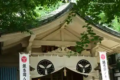銀杏岡八幡神社の本殿・本堂