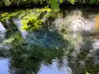 白川吉見神社の庭園