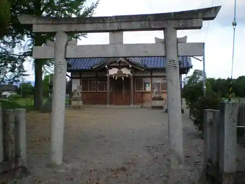 姫皇子命神社（多坐彌志理都比古神社摂社）の鳥居