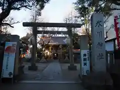 仲町氷川神社の鳥居