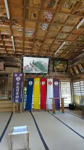 與止日女神社の本殿