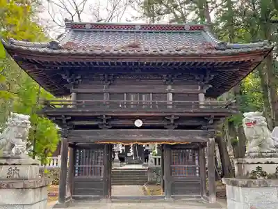 弓削神社の山門・神門