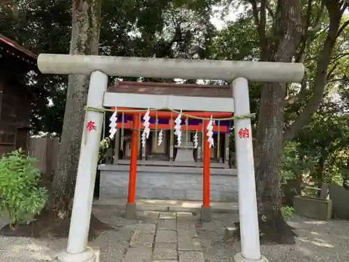 多摩川浅間神社の鳥居