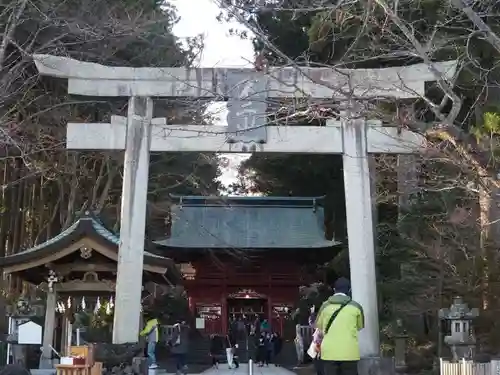 富士山東口本宮 冨士浅間神社の鳥居