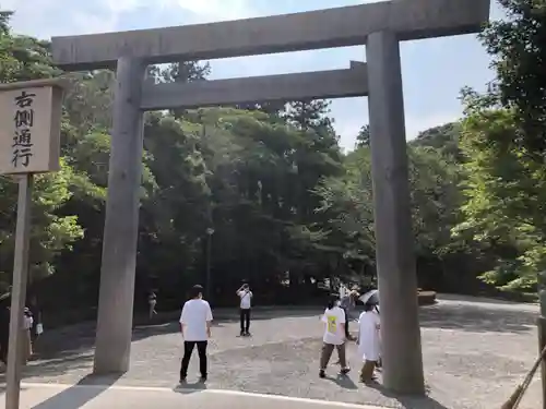 伊勢神宮内宮（皇大神宮）の鳥居