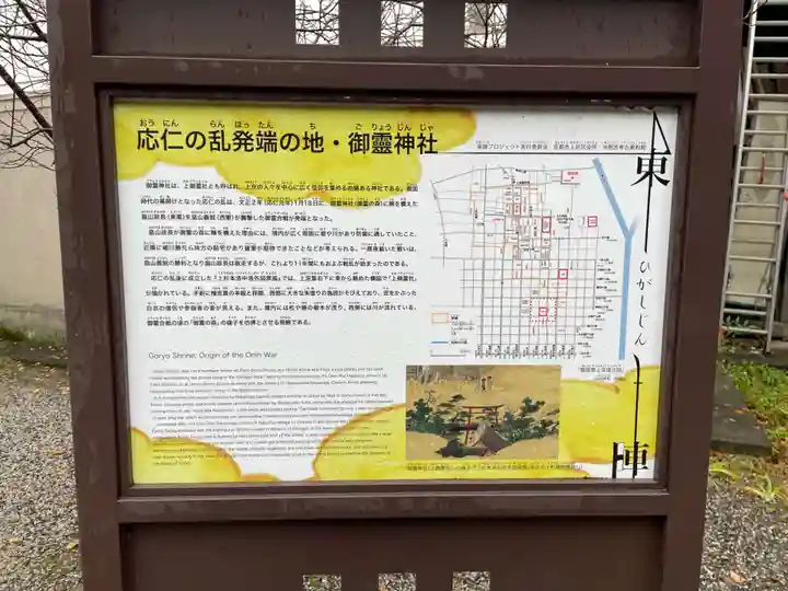御霊神社(上御霊神社)の歴史