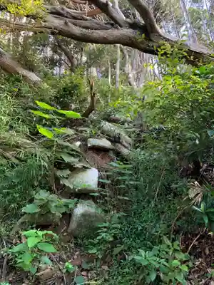 神社（名称不明）の周辺