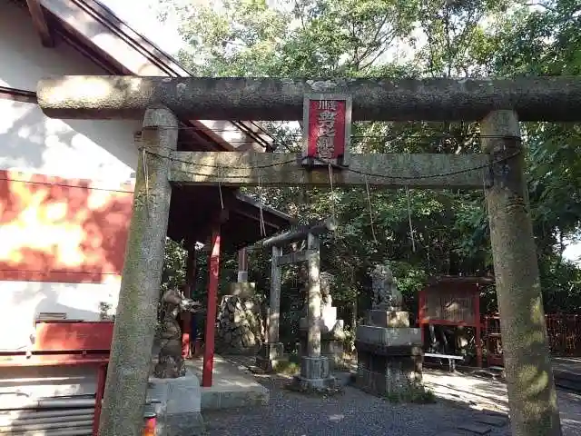 浅川金刀比羅神社 の鳥居