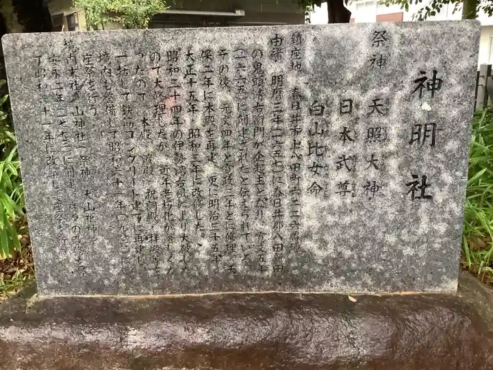 八田神明社の歴史