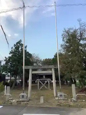 神明社(小折神明社)の鳥居