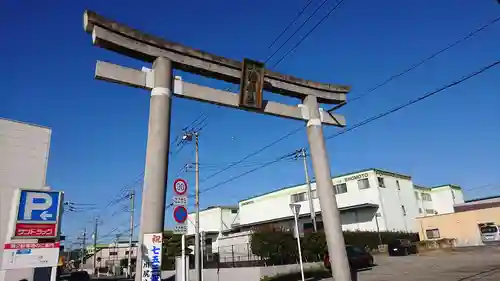 川尻八幡宮の鳥居