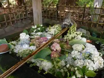 伊佐須美神社の手水舎