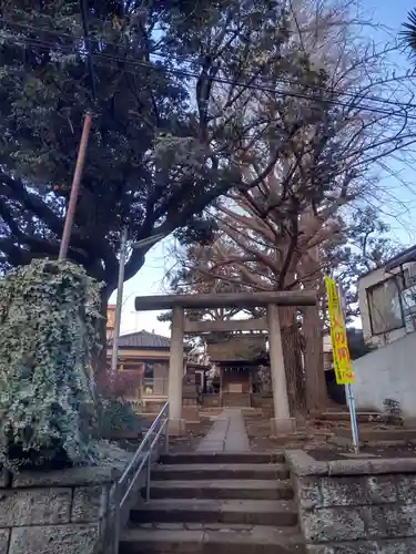馬込天祖神社の鳥居