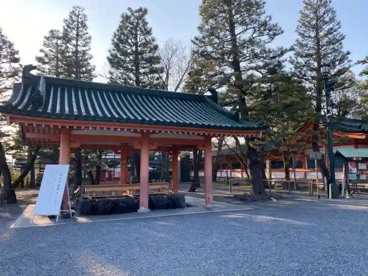 平安神宮の手水舎