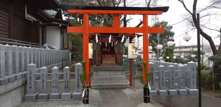 星川杉山神社の鳥居