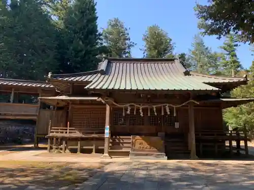 稲田神社の本殿