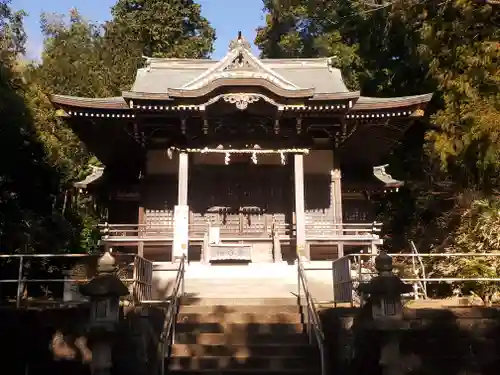 西八朔杉山神社の本殿・本堂