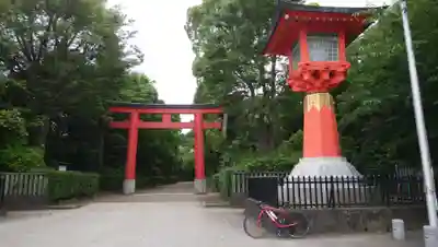 井草八幡宮の鳥居
