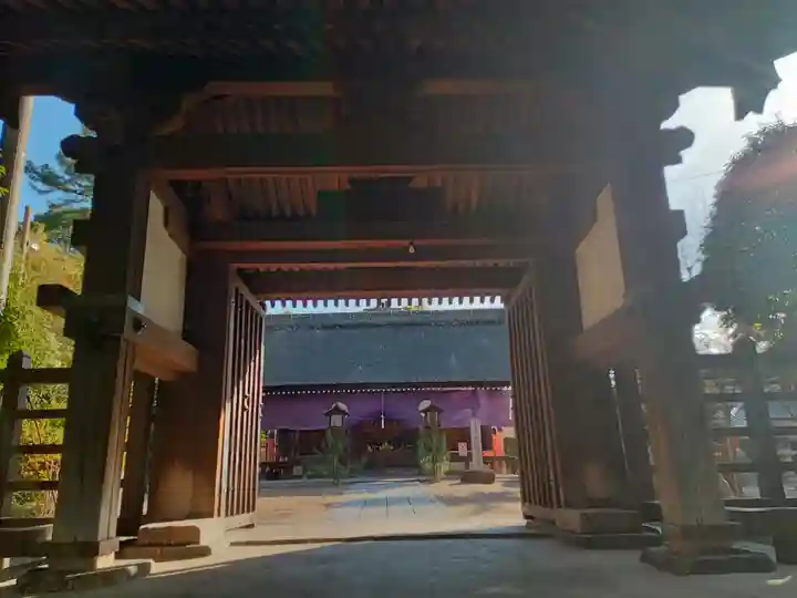 大海神社(住吉大社摂社)の山門・神門