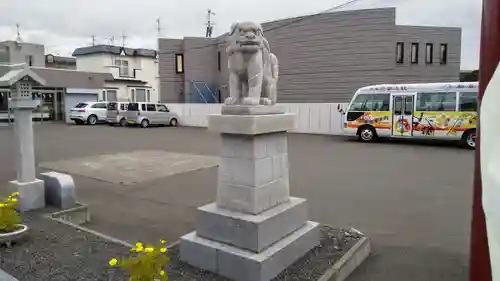 新川皇大神社の狛犬