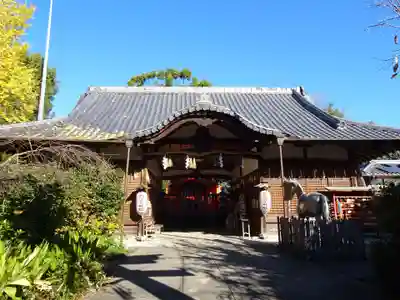 許波多神社(五ケ庄鎮座)の本殿・本堂