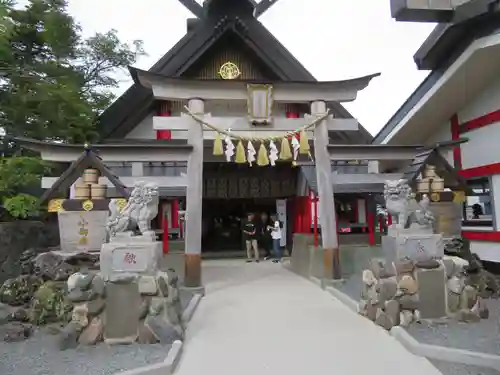 冨士山小御嶽神社の鳥居