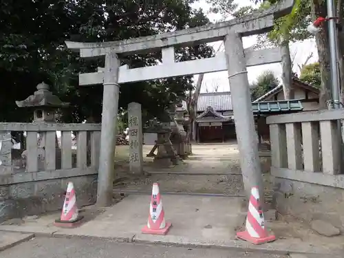 祝田神社の鳥居