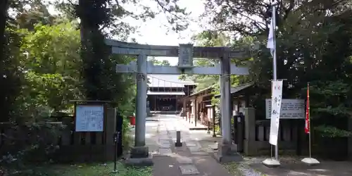 忍　諏訪神社・東照宮　の鳥居