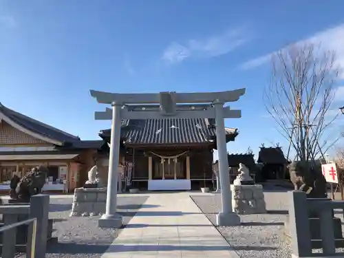 栗橋八坂神社の鳥居