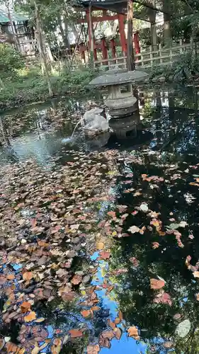 調神社の庭園