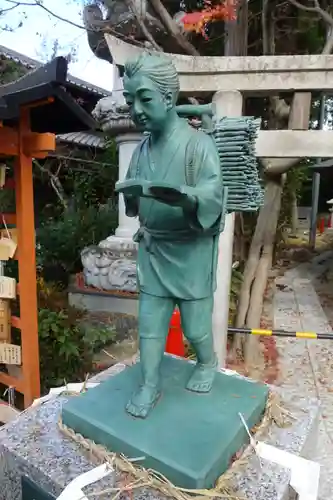 萱野神社の像