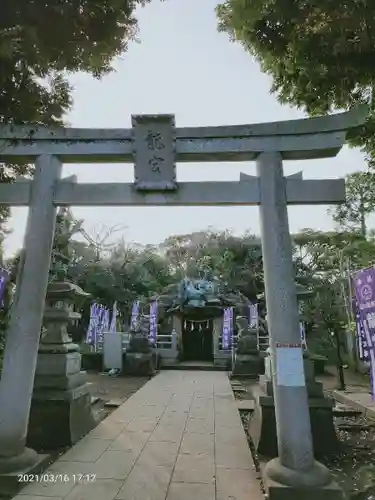 江島神社の鳥居