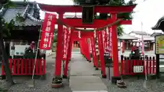 於菊稲荷神社の鳥居