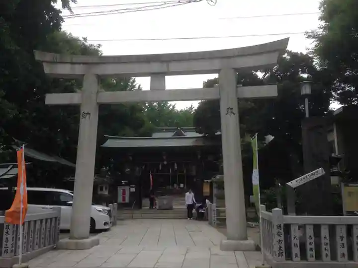 下谷神社の鳥居