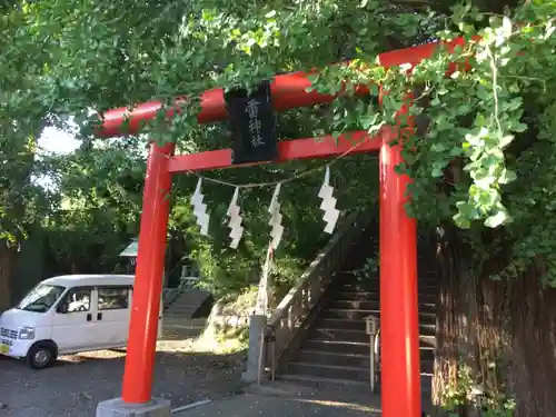 雷神社の鳥居