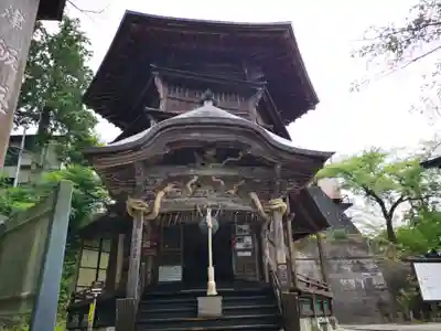 円通三匝堂(さざえ堂)の本殿・本堂