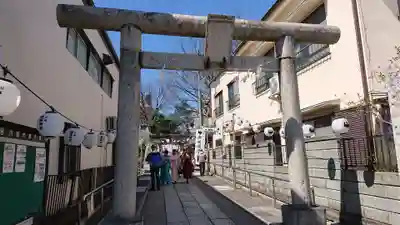 川越熊野神社の鳥居