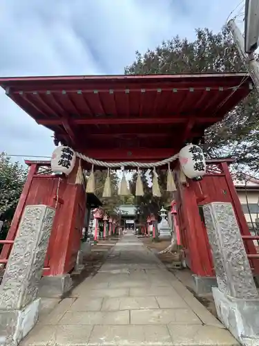 平出雷電神社の山門・神門