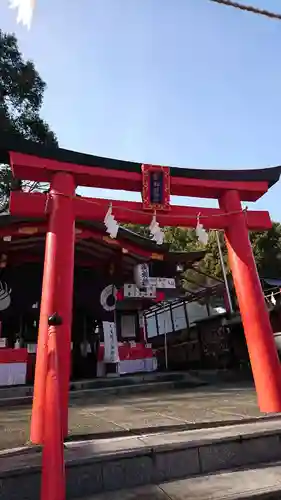 熊本城稲荷神社の鳥居