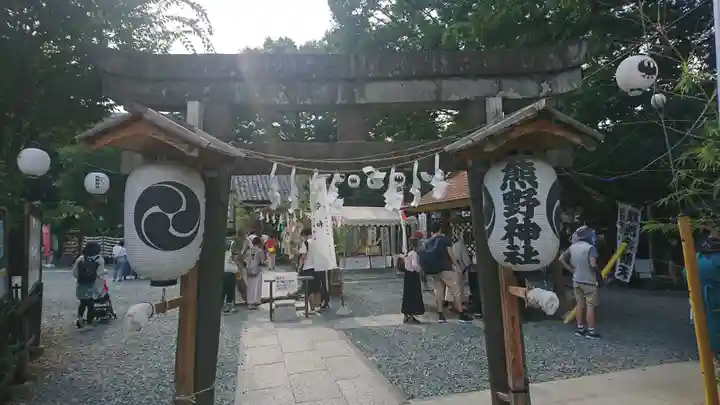 川越熊野神社の鳥居