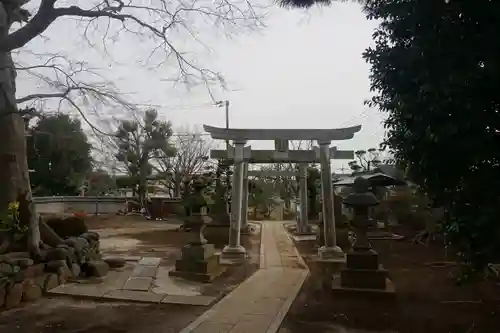 香取駒形神社の鳥居