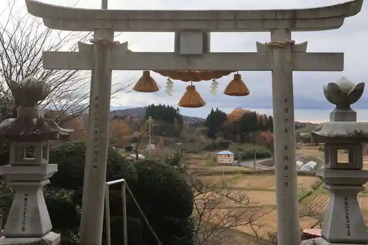 長屋神社の鳥居