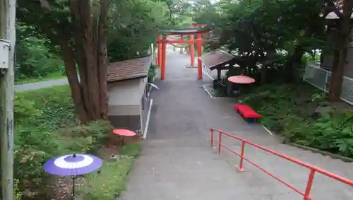 虻田神社の鳥居